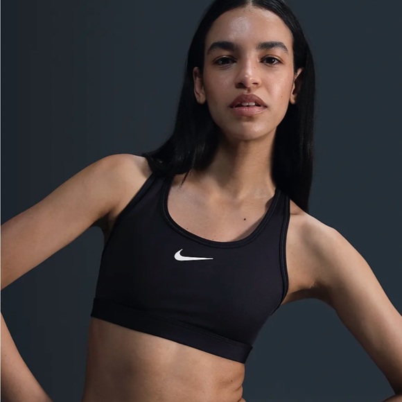 Nike Swoosh DRI-FIT Medium Support Bra - Picture 1 of 8
